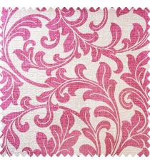Pink and beige color beautiful traditional designs texture finished background swirls bold finished pattern polyester main curtain